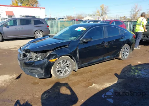 2017 Honda Civic Ex from USA, damaged, VIN 19XFC2F74HE065177